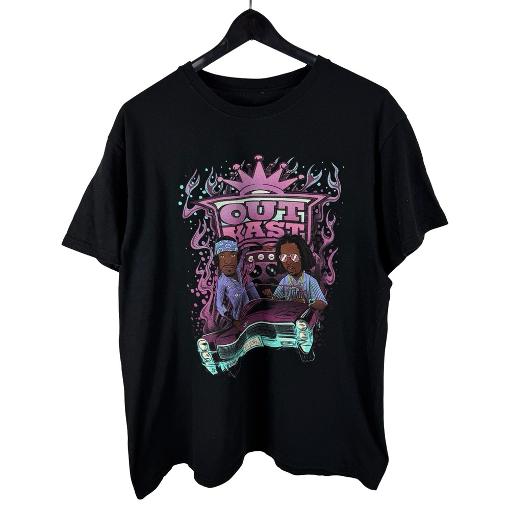 Mens Y2K OutKast Andre 3000 Rap Hip Hop Music Promo Shirt Size 2XL
